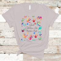 Human Trafficking T Shirt God's Children Are Not For Sale Shirt, Colorful Hand Tee, Christian Religious Shirt, Human Rights TS08 - Wonder Print Shop
