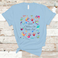 Human Trafficking T Shirt God's Children Are Not For Sale Shirt, Colorful Hand Tee, Christian Religious Shirt, Human Rights TS08 - Wonder Print Shop