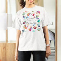 Human Trafficking T Shirt For Women God's Children Are Not For Sale Shirt, Colorful Hand Tee, Christian Religious Shirt, Human Rights TS08 - Wonder Print Shop