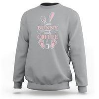 Easter Day Sweatshirt Funny Some Bunny Needs Coffee - Wonder Print Shop