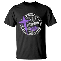 Ash Wednesday T Shirt Remember That You Are Dust Cross Catholic Lent Christian - Wonder Print Shop