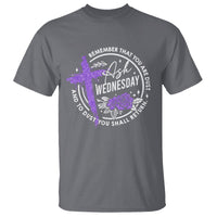 Ash Wednesday T Shirt Remember That You Are Dust Cross Catholic Lent Christian - Wonder Print Shop