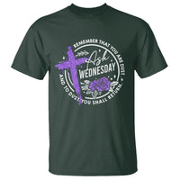 Ash Wednesday T Shirt Remember That You Are Dust Cross Catholic Lent Christian - Wonder Print Shop
