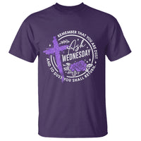 Ash Wednesday T Shirt Remember That You Are Dust Cross Catholic Lent Christian - Wonder Print Shop