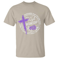 Ash Wednesday T Shirt Remember That You Are Dust Cross Catholic Lent Christian - Wonder Print Shop