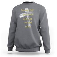 Ash Wednesday Sweatshirt Remember That You Are Dust And To Dust You Shall Return Christian - Wonder Print Shop
