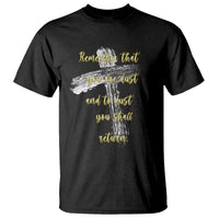 Ash Wednesday T Shirt Remember That You Are Dust And To Dust You Shall Return Christian - Wonder Print Shop
