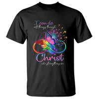 Christian Faith T Shirt I Can Do All Things Through Christ Who Strengthers Me - Wonder Print Shop