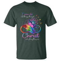 Christian Faith T Shirt I Can Do All Things Through Christ Who Strengthers Me - Wonder Print Shop