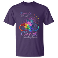 Christian Faith T Shirt I Can Do All Things Through Christ Who Strengthers Me - Wonder Print Shop
