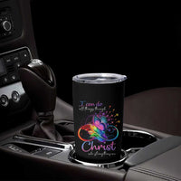 Christian Faith Tumbler Cup I Can Do All Things Through Christ Who Strengthers Me