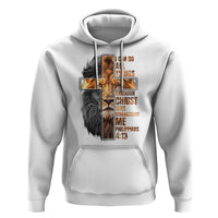 Christian Faith Hoodie Lion I Can Do All Things Through Christ Who Strengthers Me - Wonder Print Shop