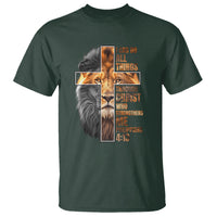 Christian Faith T Shirt Lion I Can Do All Things Through Christ Who Strengthers Me - Wonder Print Shop