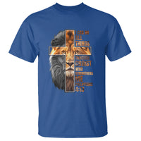 Christian Faith T Shirt Lion I Can Do All Things Through Christ Who Strengthers Me - Wonder Print Shop
