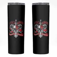 Viking Skinny Tumbler FxxK Heaven Valhalla Awaits Norse Mythology
