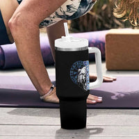 Viking Tumbler With Handle Berserk Bear Warrior Odin Norse Mythology