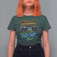 Raised On Old School Hiphop T Shirt For Women - Wonder Print Shop