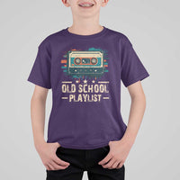Old School Playlist T Shirt For Kid Retro Cassette Hip Hop Lover