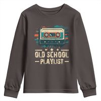 Old School Playlist Youth Sweatshirt Retro Cassette Hip Hop Lover
