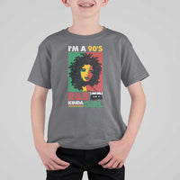 Hip Hop RnB T Shirt For Kid I'm A 90's R&B Kinda Girl Retro Cassettle
