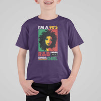 Hip Hop RnB T Shirt For Kid I'm A 90's R&B Kinda Girl Retro Cassettle