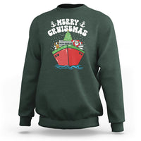 Merry Cruisemas Family Christmas Holiday Santa Reindeer Cruise Ship Sweatshirt - Wonder Print Shop