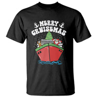 Merry Cruisemas Family Christmas Holiday Santa Reindeer Cruise Ship T Shirt - Wonder Print Shop