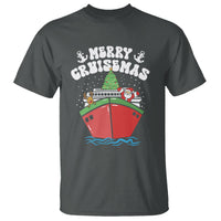 Merry Cruisemas Family Christmas Holiday Santa Reindeer Cruise Ship T Shirt - Wonder Print Shop