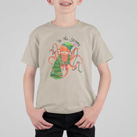 Octopus Tis The Season Christmas Tree T Shirt For Kid - Wonder Print Shop
