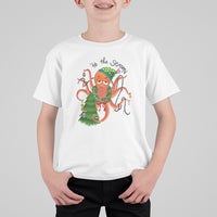 Octopus Tis The Season Christmas Tree T Shirt For Kid - Wonder Print Shop