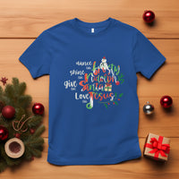 Christmas T Shirt Dance Like Frosty Shine Like Rudolph Give Like Santa Love Like Jesus Tie Dye - Wonder Print Shop