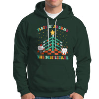 Flossing Around The Dentistree Funny Xmas Dental Hygienist Hoodie - Wonder Print Shop