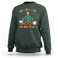 Flossing Around The Dentistree Funny Xmas Dental Hygienist Sweatshirt - Wonder Print Shop