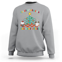 Flossing Around The Dentistree Funny Xmas Dental Hygienist Sweatshirt - Wonder Print Shop