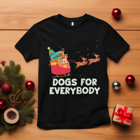 Dogs For Everybody Christmas Sleigh Funny Xmas T Shirt - Wonder Print Shop