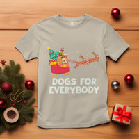 Dogs For Everybody Christmas Sleigh Funny Xmas T Shirt - Wonder Print Shop