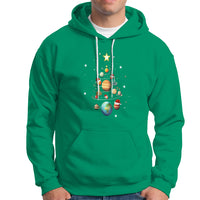 Funny Solar System Space Planets Tree Christmas Hoodie - Wonder Print Shop