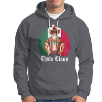 Cholo Claus Christmas Funny Mexican Santa Sombrero Feliz Navidad Hoodie - Wonder Print Shop