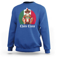 Cholo Claus Christmas Funny Mexican Santa Sombrero Feliz Navidad Sweatshirt - Wonder Print Shop