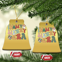 Retro Groovy Xmas Christmas Ornament In My Merry Era Santa Disco Ball - Wonder Print Shop