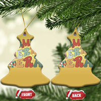 Retro Groovy Xmas Christmas Ornament In My Merry Era Santa Disco Ball - Wonder Print Shop