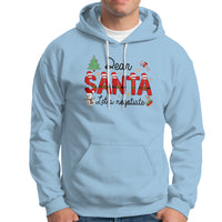 Dear Santa Let's Negotiate Christmas Holidays Hoodie - Wonder Print Shop