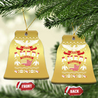 Have Ameri-Christmas USA Patriotic Eagle Xmas Christmas Ornament - Wonder Print Shop