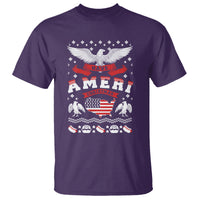 Have Ameri-Christmas USA Patriotic Eagle Xmas T Shirt - Wonder Print Shop