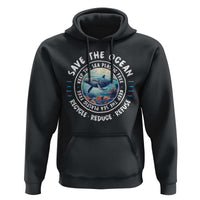 Earth Day Save The Ocean Humpback Whale Hoodie