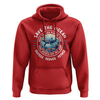 Earth Day Save The Ocean Humpback Whale Hoodie