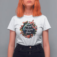 Feminist T Shirt For Women Destroy The Patriarchy Not The Planet Smash Patriarchy Earth Day - Wonder Print Shop