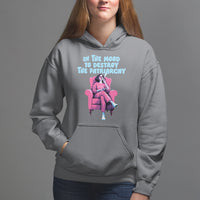 Feminist Hoodie In A Mood To Destroy The Patriarchy Cool Women Smoking - Wonder Print Shop