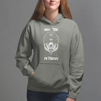 Hex The Patriarchy Feminist Witch Celestial Moon Hoodie - Wonder Print Shop