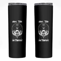 Hex The Patriarchy Feminist Witch Celestial Moon Skinny Tumbler